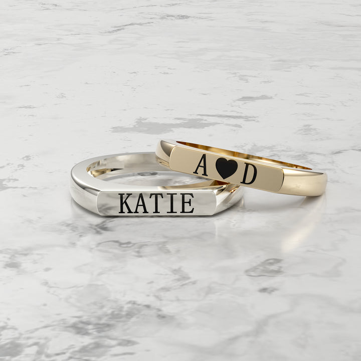 Personalized Ring,  Man-Female Ring