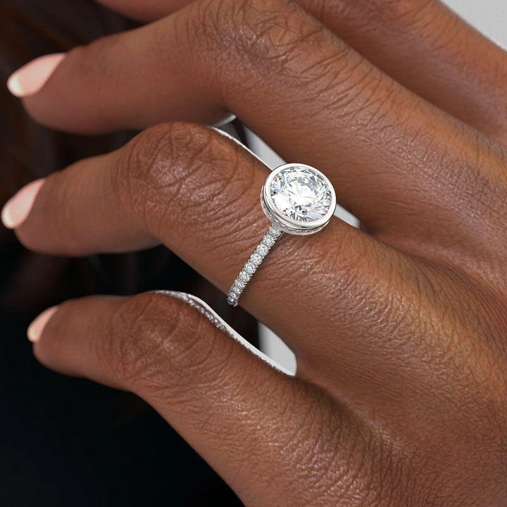 The Isa Round Ring 925 Silver