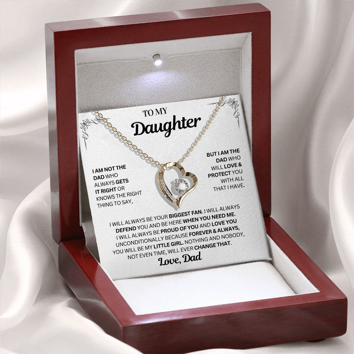You will always be my little girl - Necklace Daughter From Dad