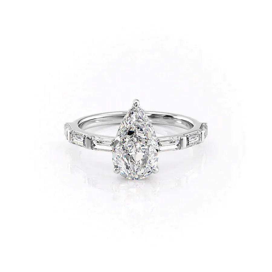 The Aurora Pear Ring 925 Silver