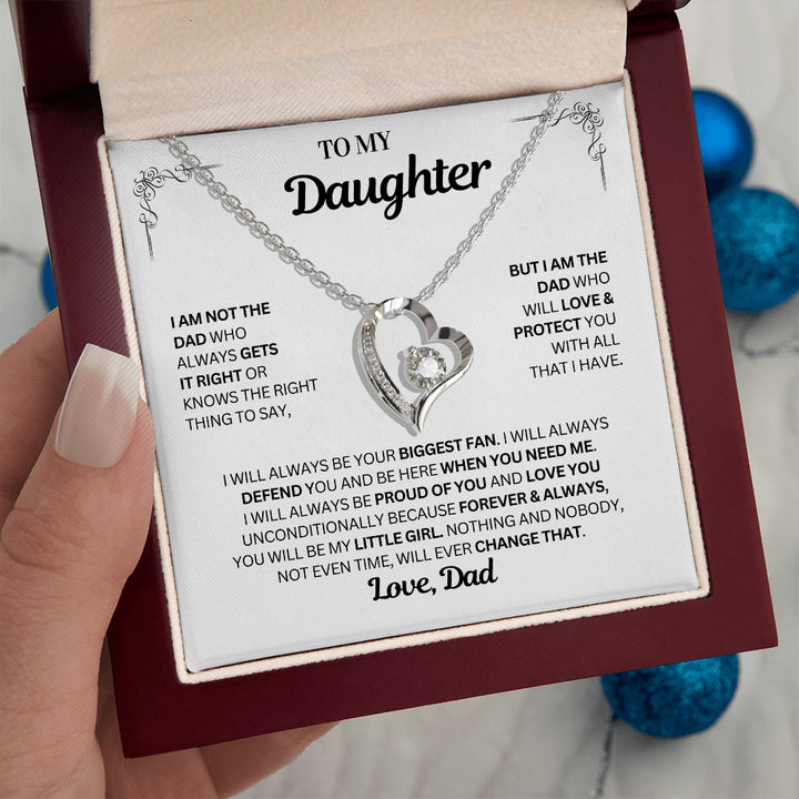 You will always be my little girl - Necklace Daughter From Dad