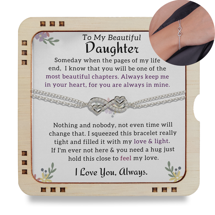 (Almost Sold Out) Always Keep Me In Your Heart - Bracelet For Daughter