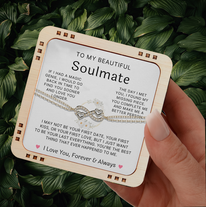 To Soulmate - I Love You Forever Infinity Bracelet