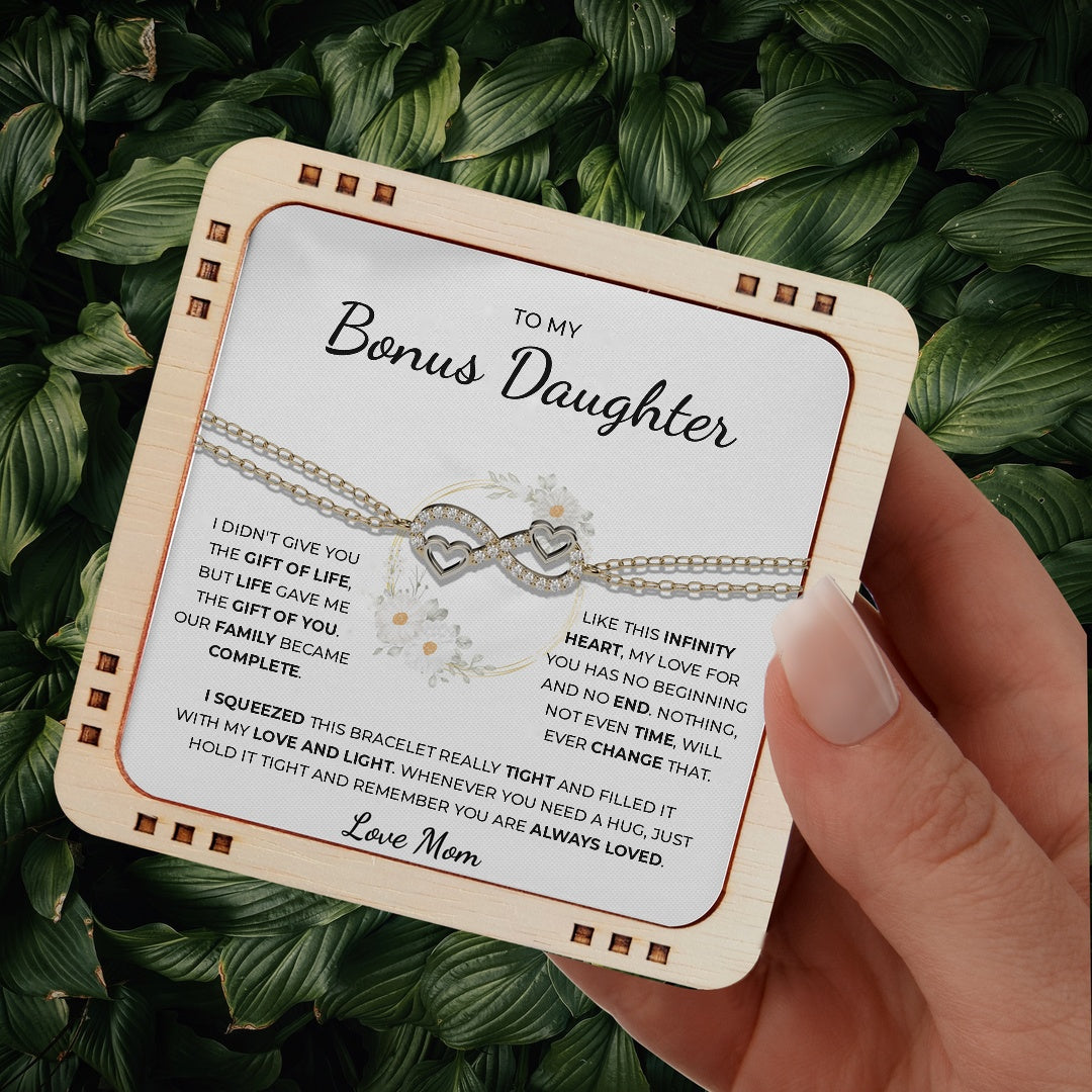 To My Bonus Daughter : Not By Birth, But By Heart - Love Mom