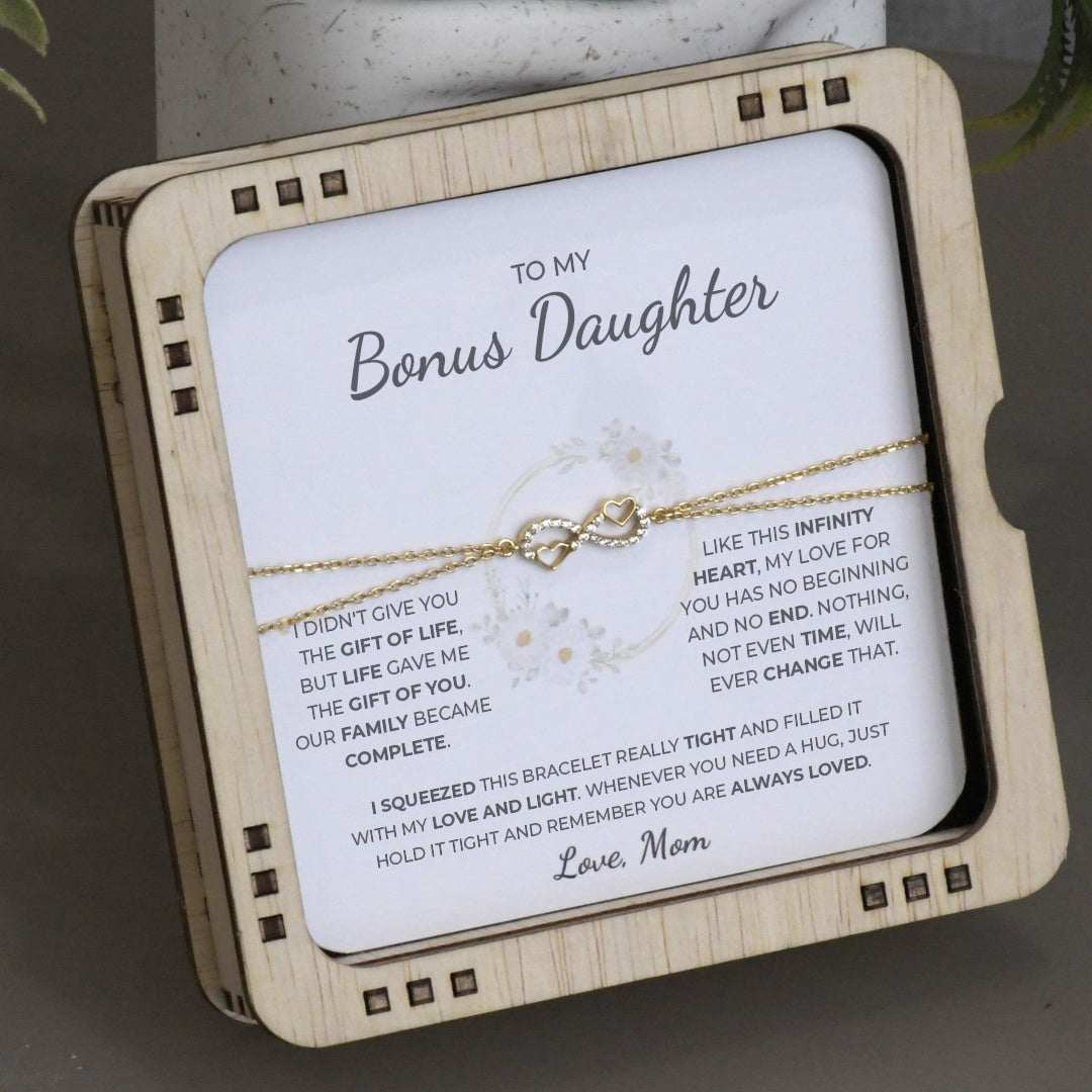 To My Bonus Daughter : Not By Birth, But By Heart - Love Mom
