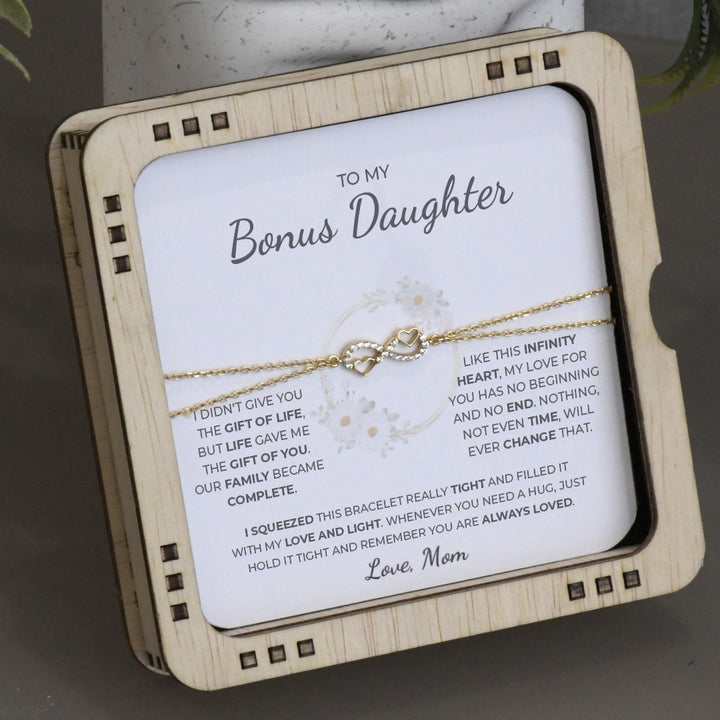 To My Bonus Daughter : Not By Birth, But By Heart - Love Mom