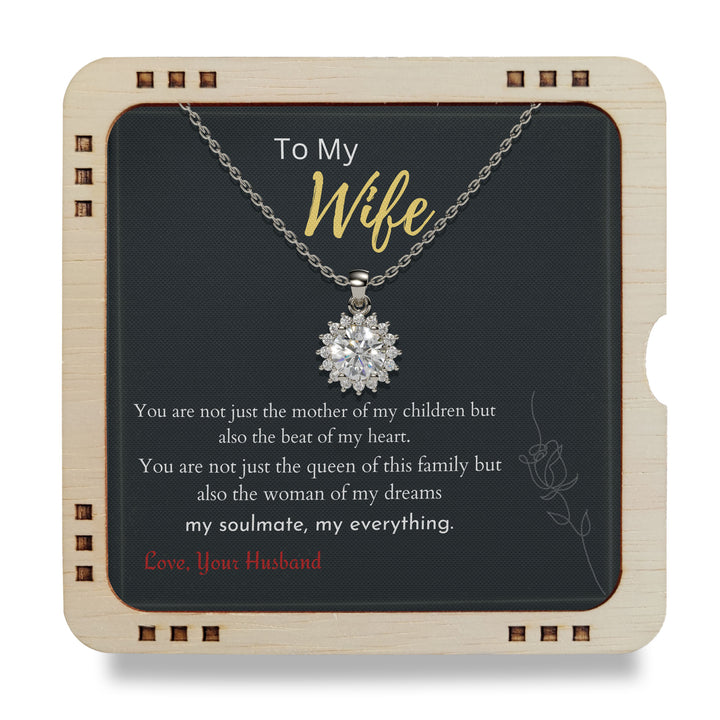 To My Wife- You are woman of my dreams, 925 Sterling Silver Necklace