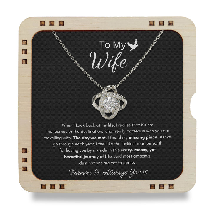 To My Wife- I love you more than I can ever express, 925 Sterling Silver Necklace