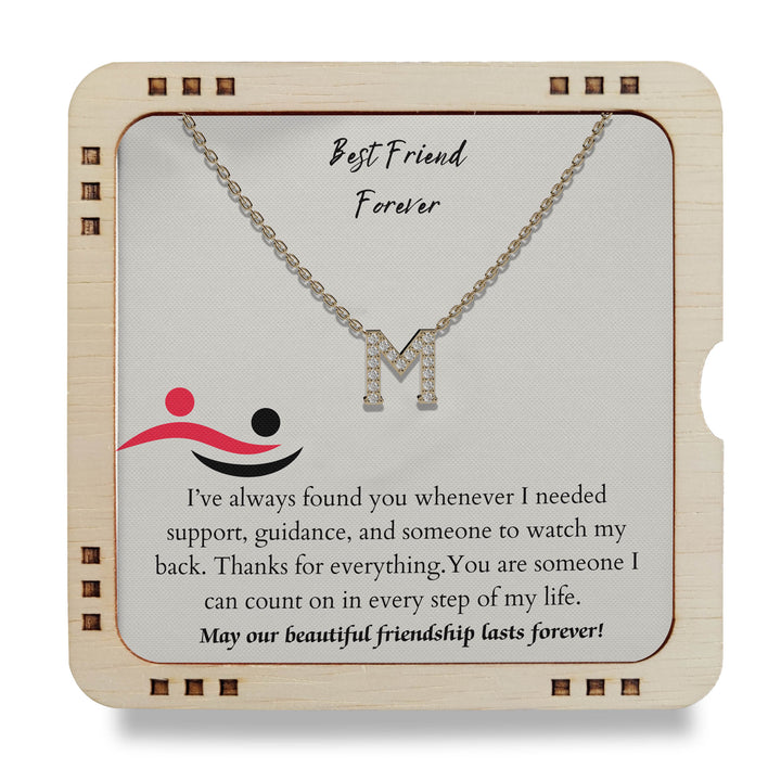 18K Gold Plated Necklace For Best Friend Forever - I’ve always found you