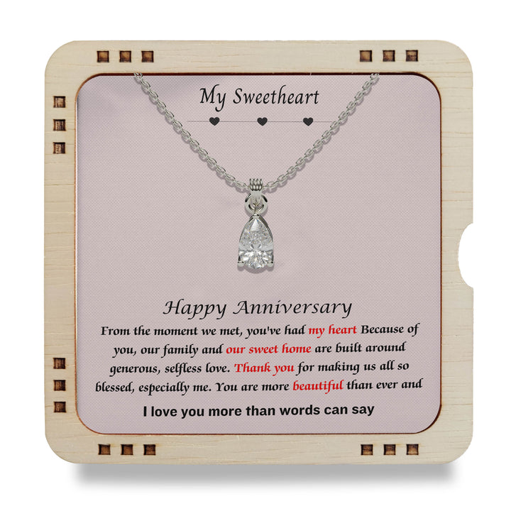 925 sterling silver Gorgeous Necklace My Sweetheart - Thank You For Making us all so blessed