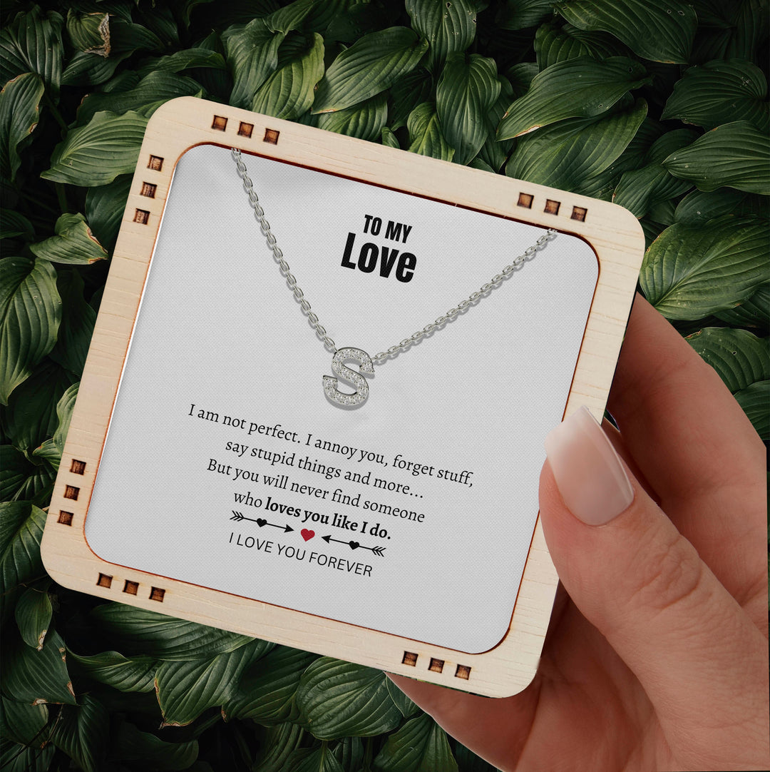 To Love I am not perfect. I annoy you forget stuff, 18K Gold Plated