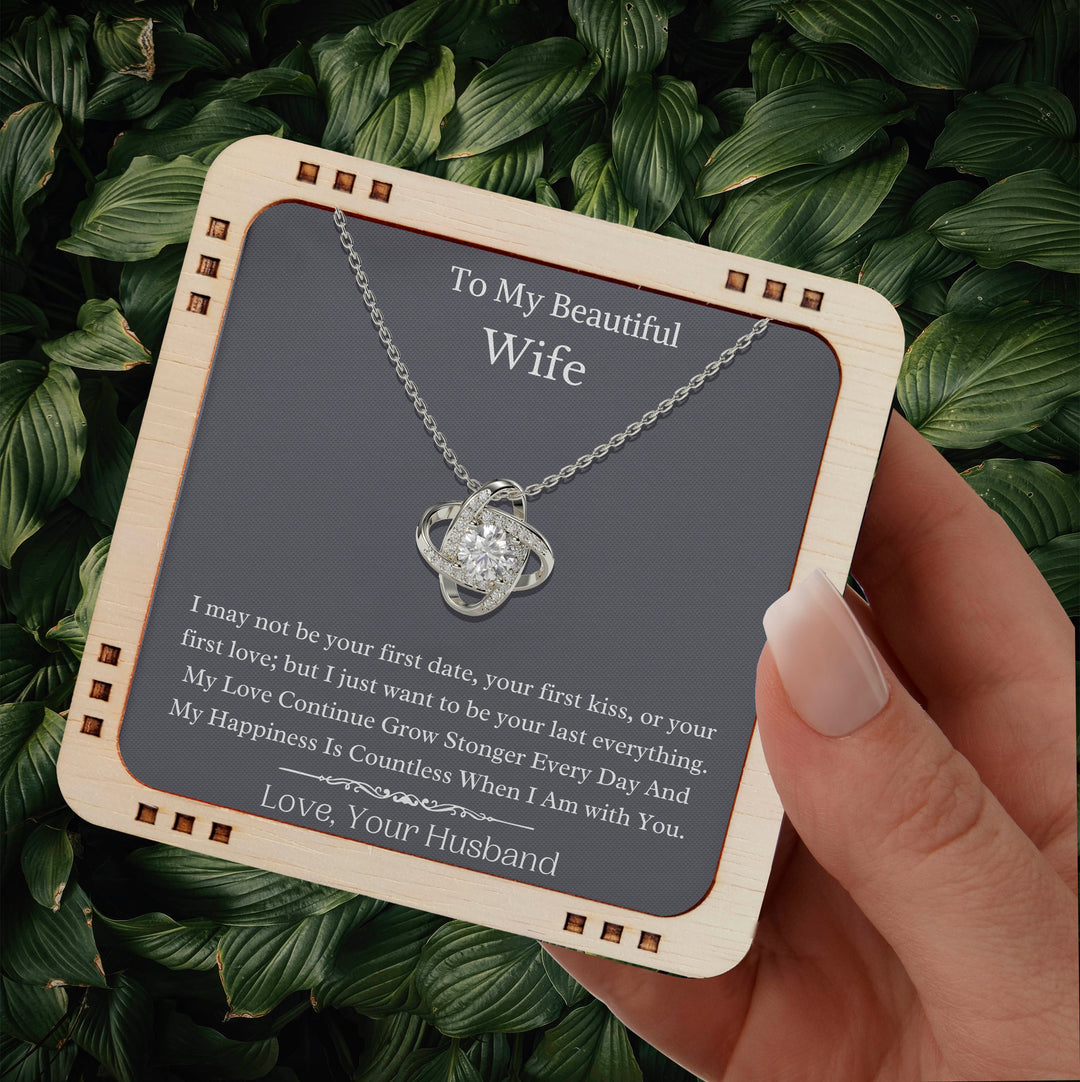 To My Beautiful Wife - My love continue grow stronger every day / 925 Sterling Silver Necklace