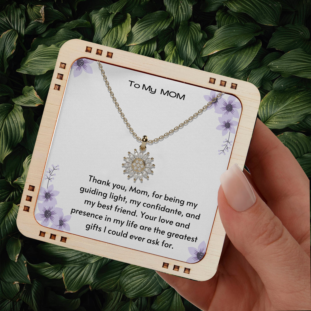 To My Beautiful Mom - You are my best friend | 925 Sterling Silver Necklace