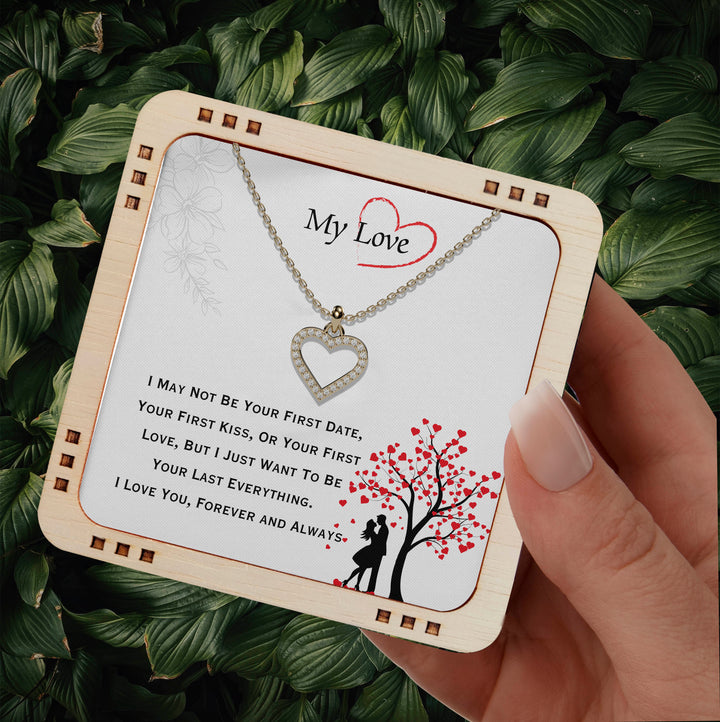 925 Sterling Silver Necklace My Love - I Just Want To Be Your Last