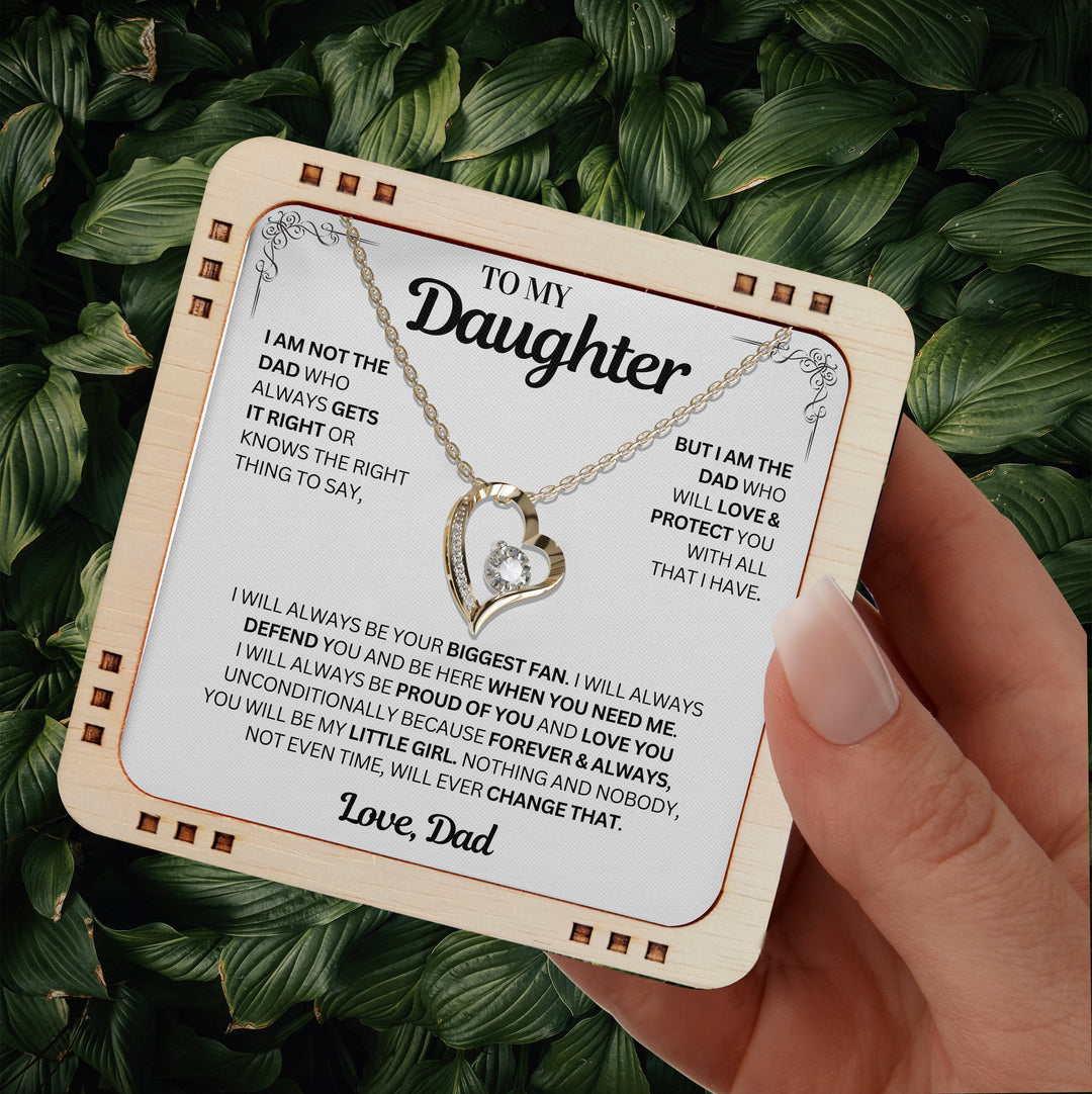 You will always be my little girl - Necklace Daughter From Dad