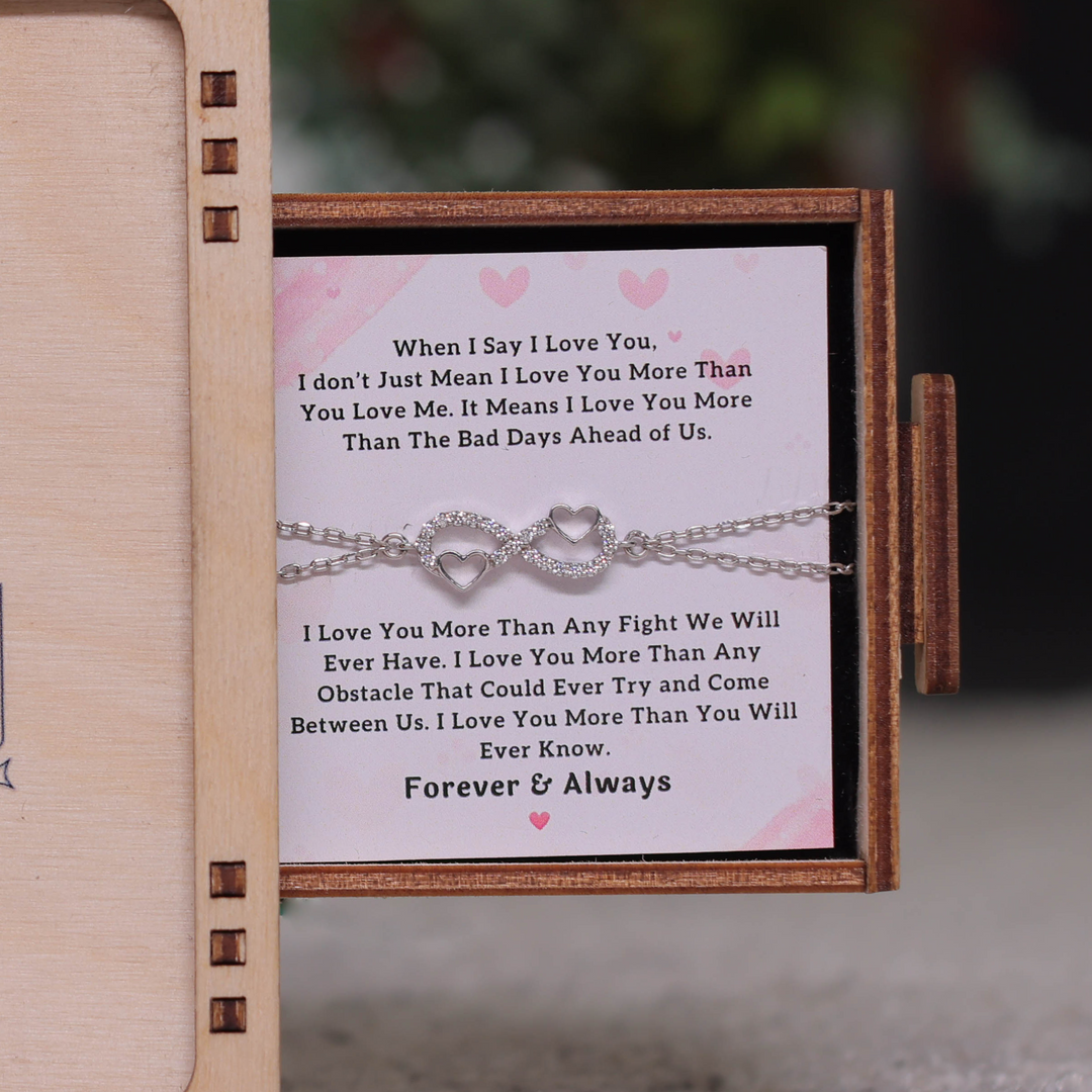 To Love - When I Say I Love You- Personalized Love Bracelet Gift